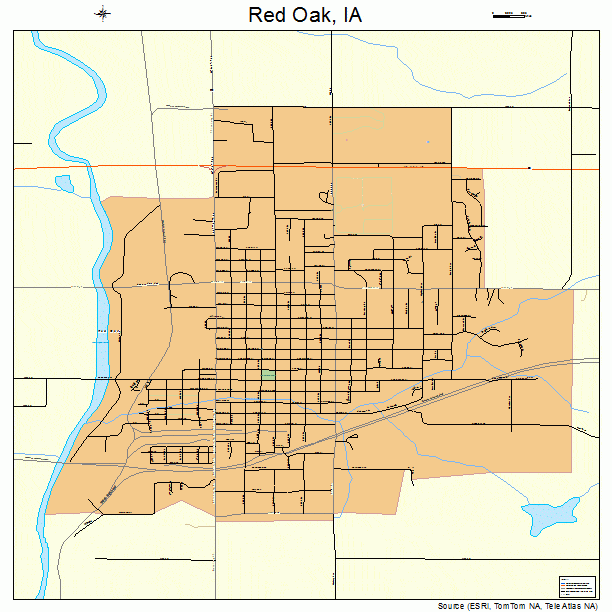 Red Oak Iowa Map Best Fishing Spots Near Red Oak, Iowa (Red Oak Creek) - Thebookongonefishing