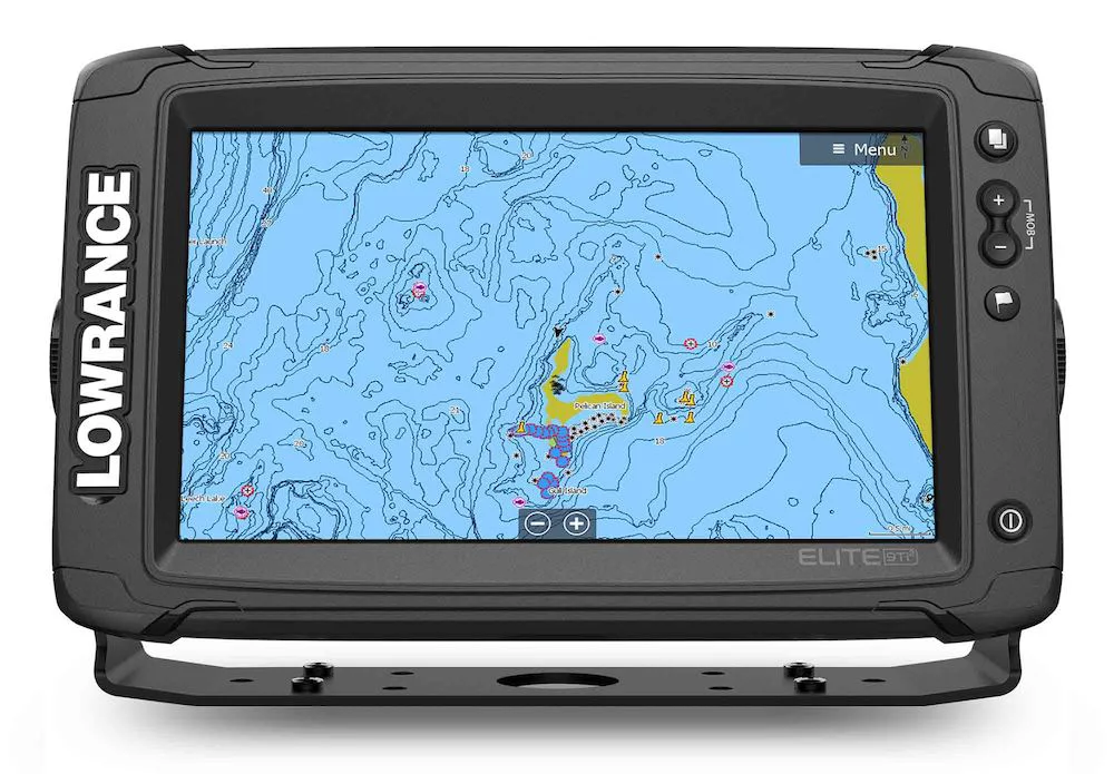 Lowrance Elite-9 Ti2 US Inland Portable Fishfinder, Active Imaging 3-in-1 Transducer cipads freeads