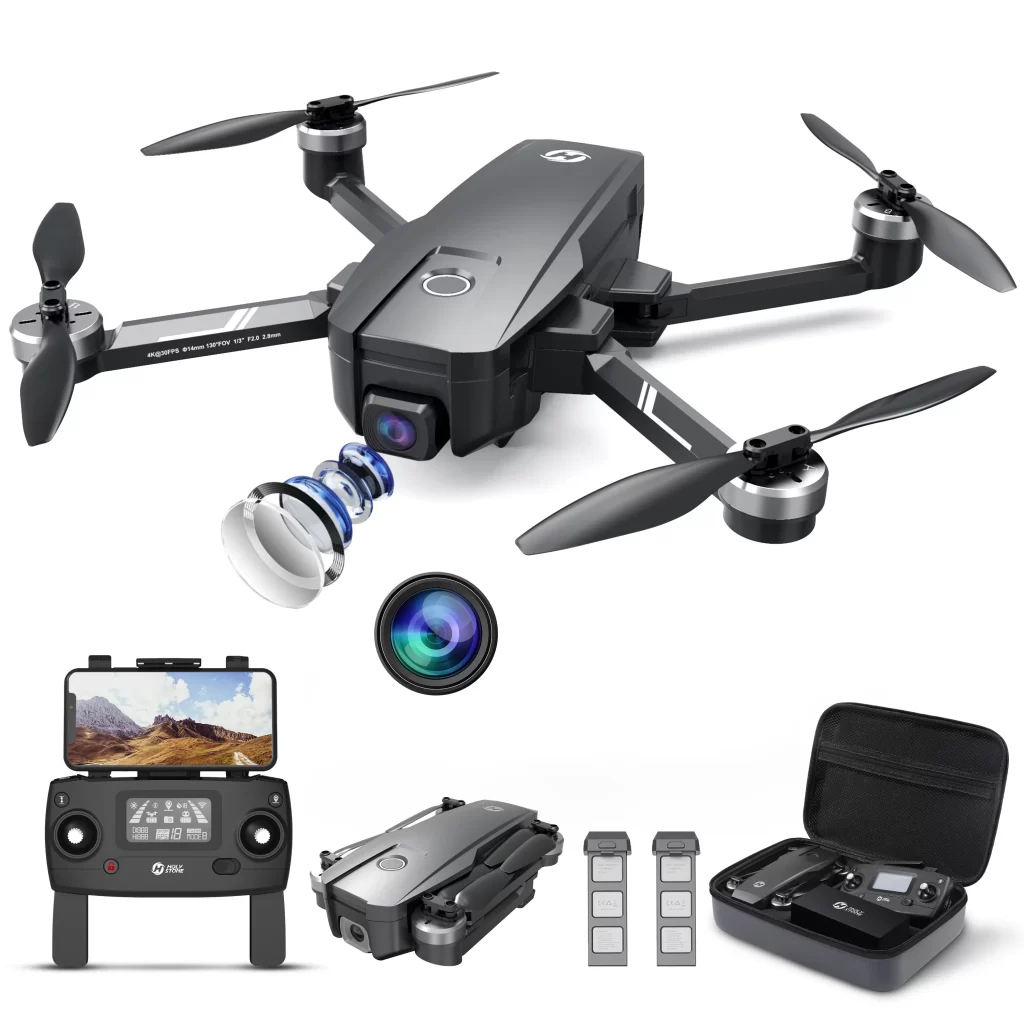 Holy Stone HS720E 4K EIS Drone with Camera for Adults GPS Quadcopter for Beginner with 46 mins Flight Time Brushless Motor 5GHz FPV Transmission Auto Return Home At Walmart.com