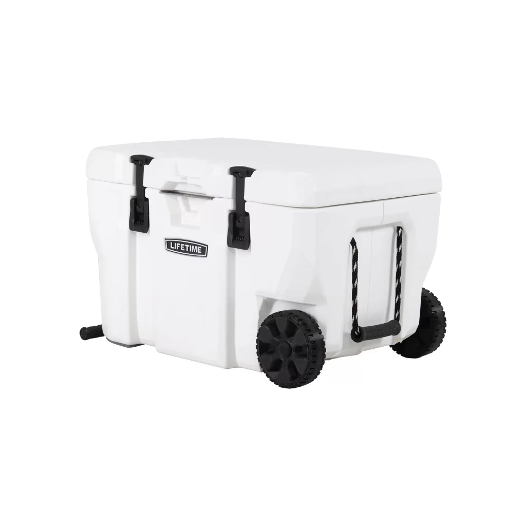 Lifetime 55 Quart High Performance Cooler with Wheels (91072) Product Review From Walmart thebookongonefishing