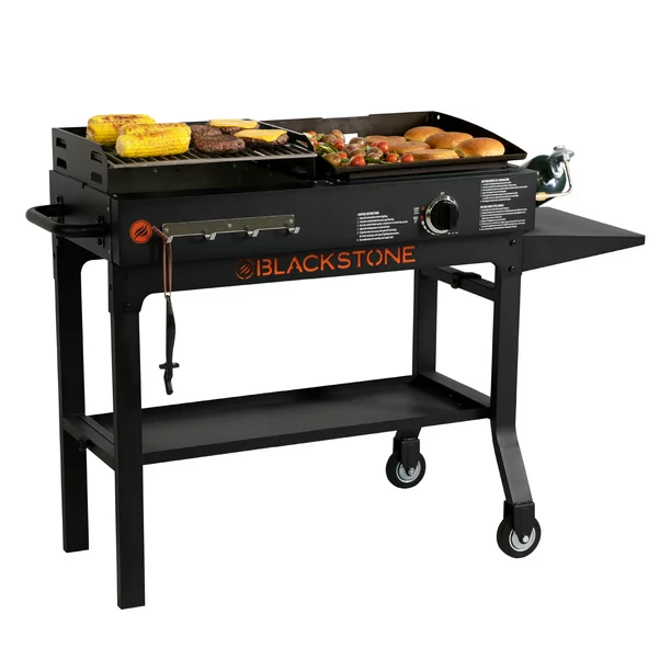 Blackstone Duo 17 Griddle and Charcoal Grill Combo thebookongonefishing