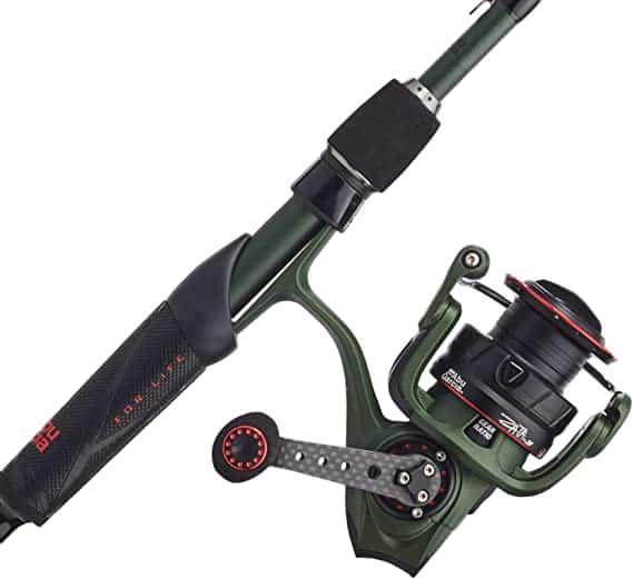 Abu Garcia Zata Spinning Reel and Fishing Rod Combo Green thebookongonefishing